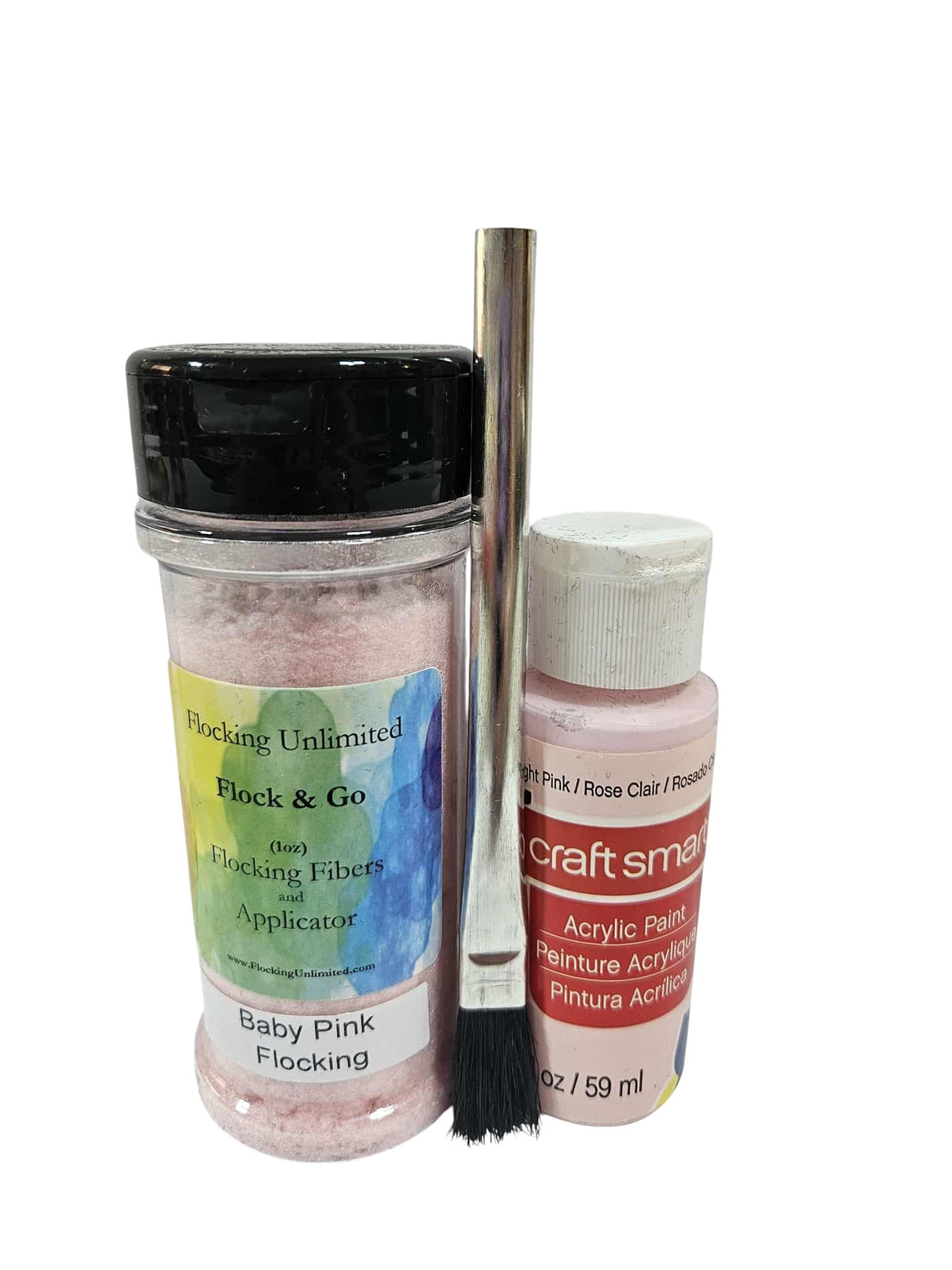 Flock and Go Flocking Kit (Baby Pink)