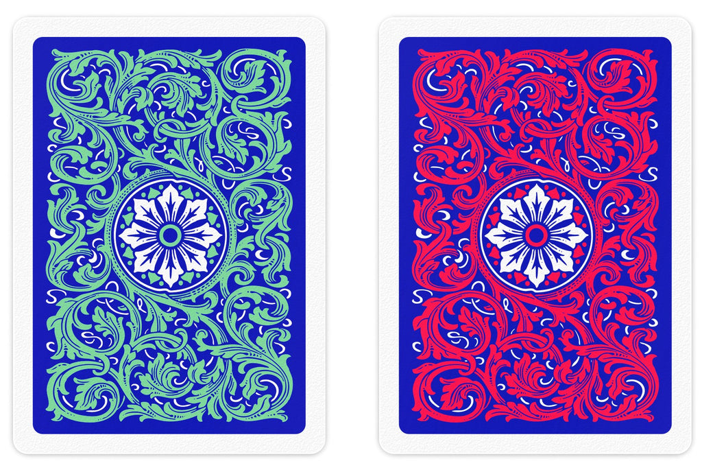 COPAG Playing Cards: Double Deck Set - Neoteric - Red/Green - Poker Size - Jumbo Index (2)