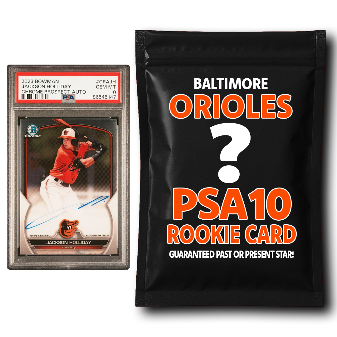 Baltimore Orioles PSA 10 Graded Rookie Card Mystery Pack