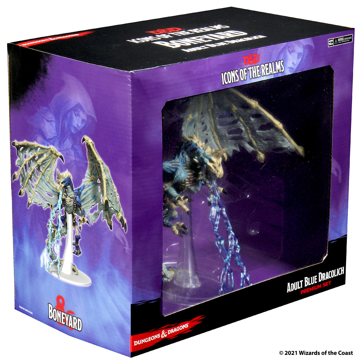 D&D: Icons of the Realms - Boneyard Premium Set - Blue Dracolich