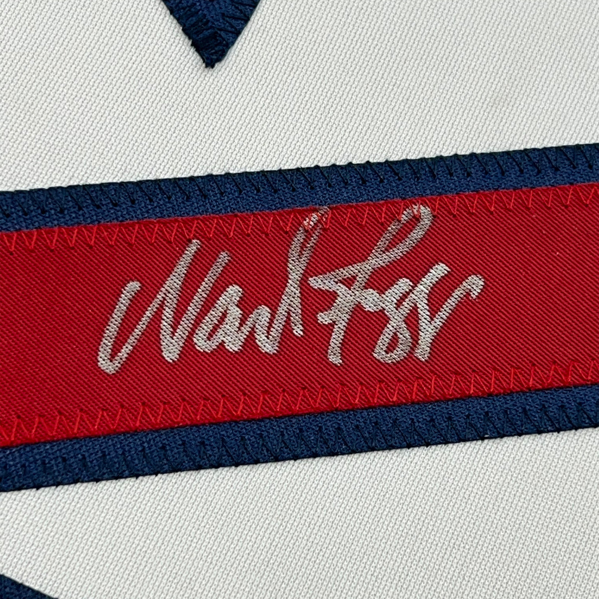 Framed Autographed/Signed Wade Boggs 35x39 Boston White Baseball Jersey JSA COA