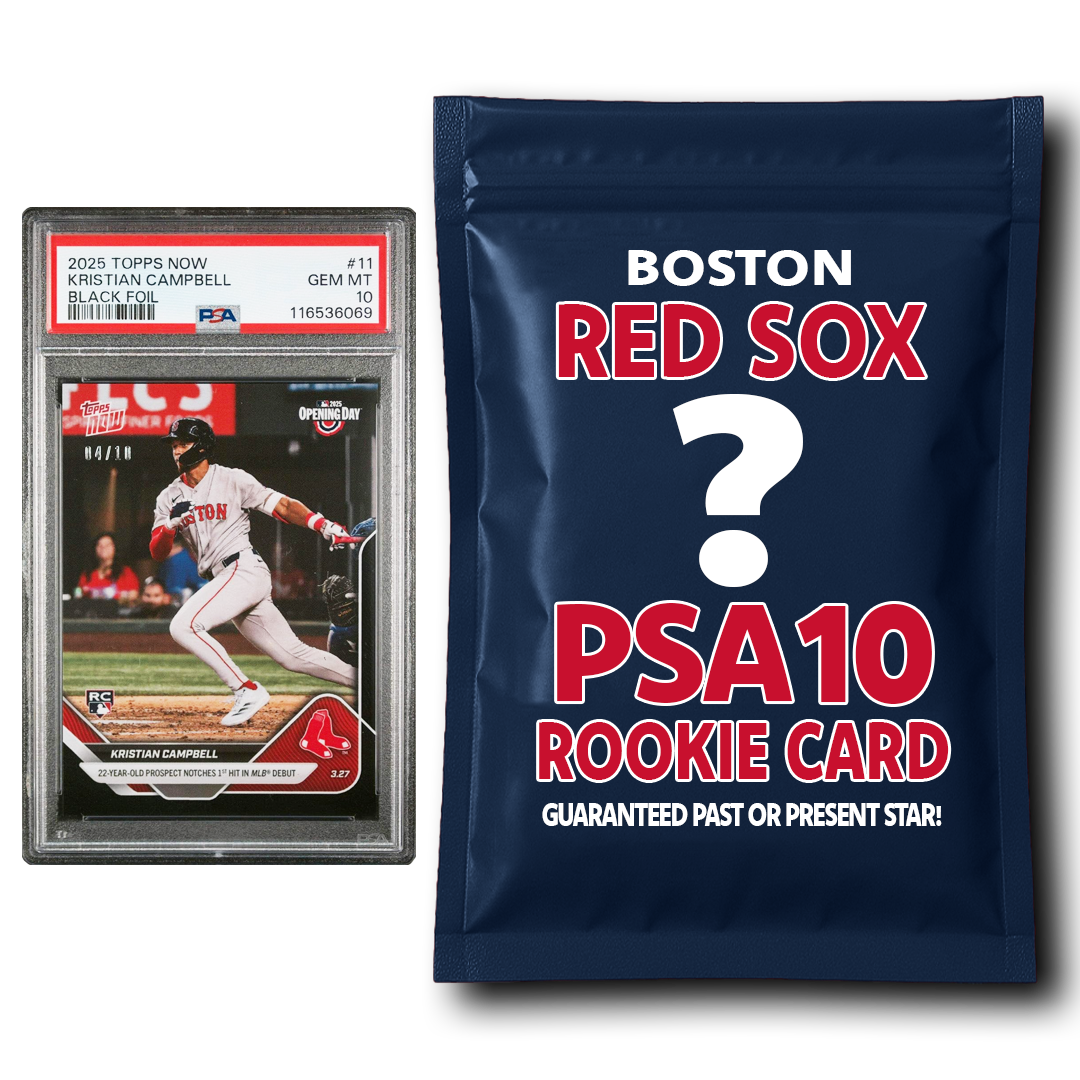 Boston Red Sox PSA 10 Graded Rookie Card Mystery Pack