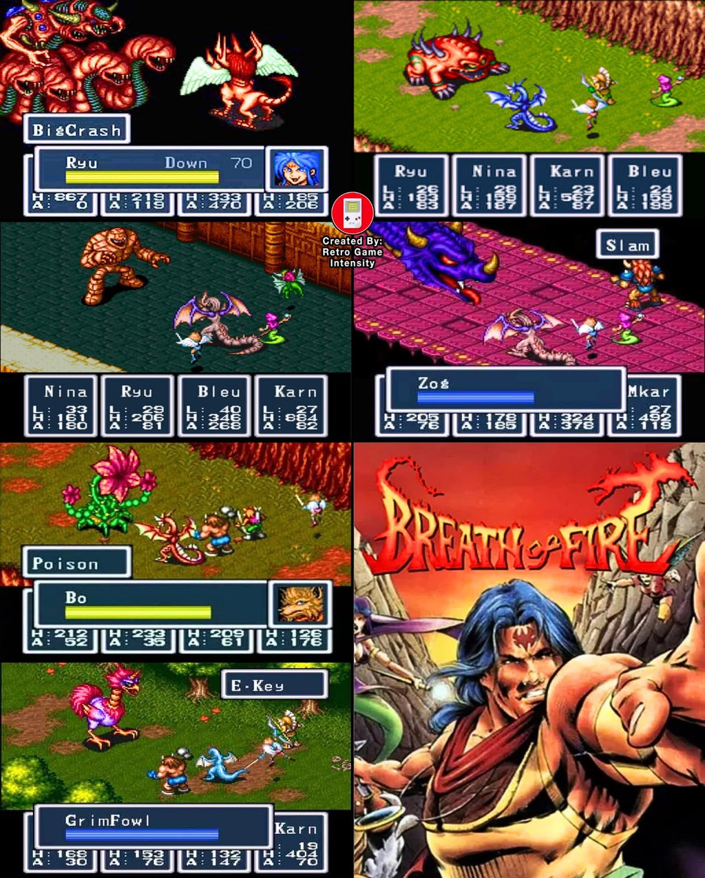 Breath of Fire 1 SNES Video Game Cartridge Super Nintendo 1993