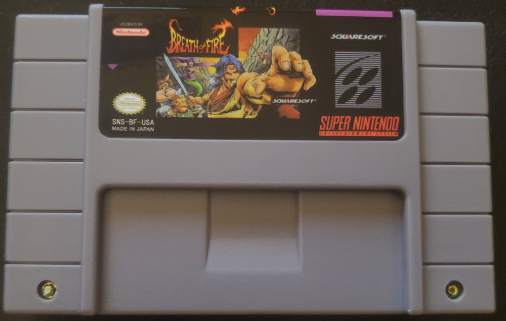 Breath of Fire 1 SNES Video Game Cartridge Super Nintendo 1993