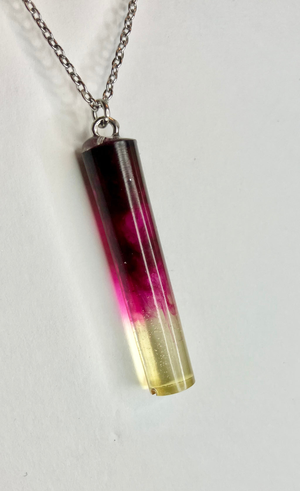 Geometric Resin Pendant Necklaces: Glitter, Ink Swirl & Custom