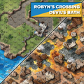 BattleTech Battles of Tukayyid: Battle Mat - Robyn's Crossing Devil's Bath