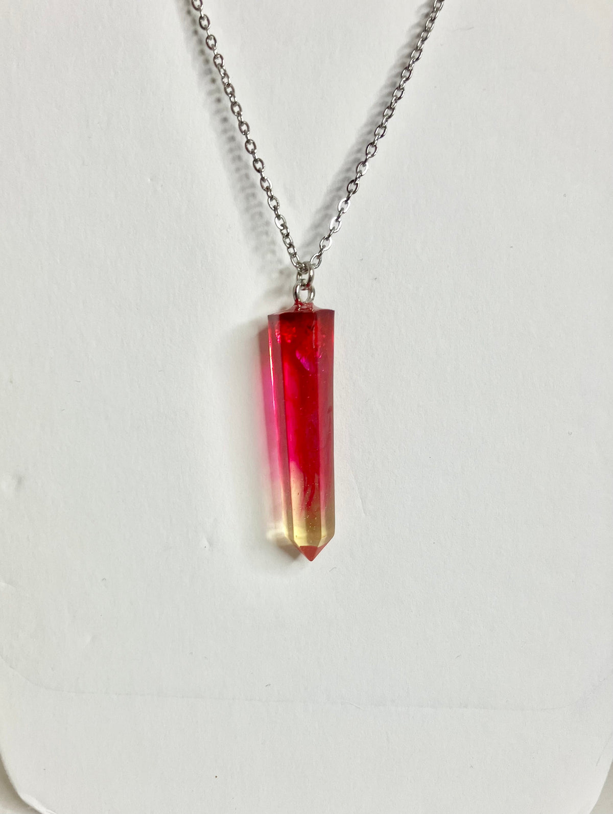 Geometric Resin Pendant Necklaces: Glitter, Ink Swirl & Custom