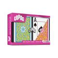 COPAG Playing Cards: Double Deck Set - Neoteric - Pink/Yellow - Poker Size - Jumbo Index (2)