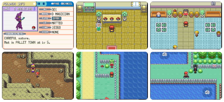 Yu-Gi-Oh! Pokeduel GBA Pokemon ROM Hack Video Game Boy Advance