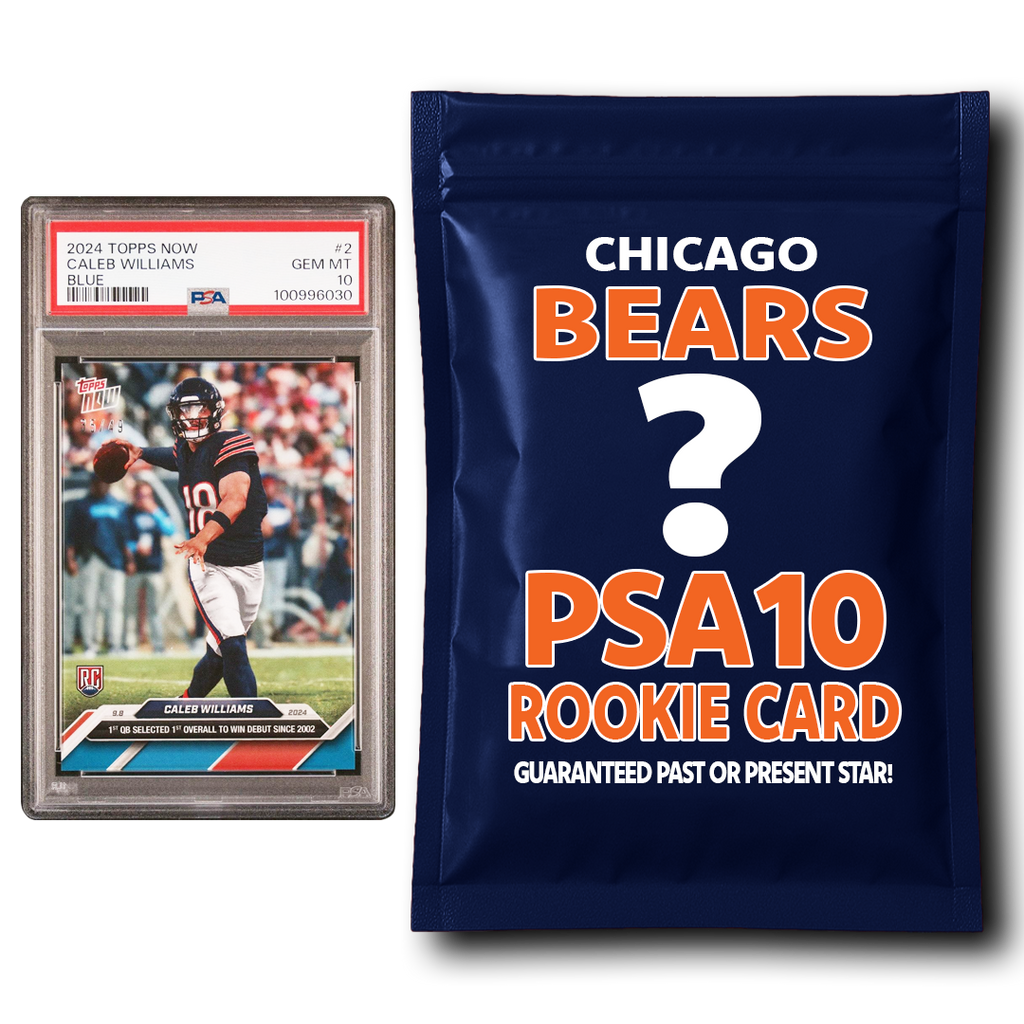 Chicago Bears PSA 10 Graded Rookie Card Mystery Pack