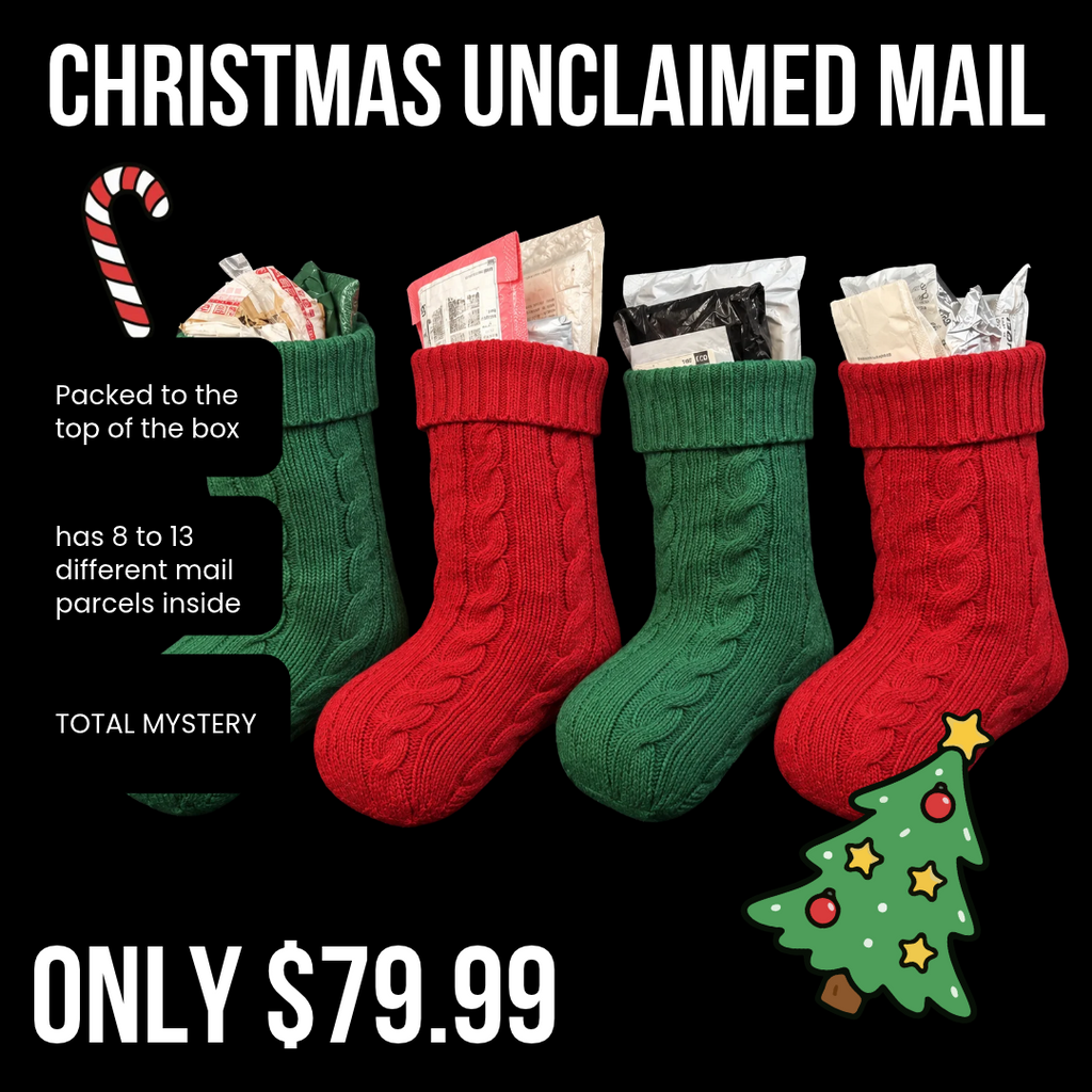 Christmas Stocking Unclaimed Mail - Lost Mail Christmas Gift