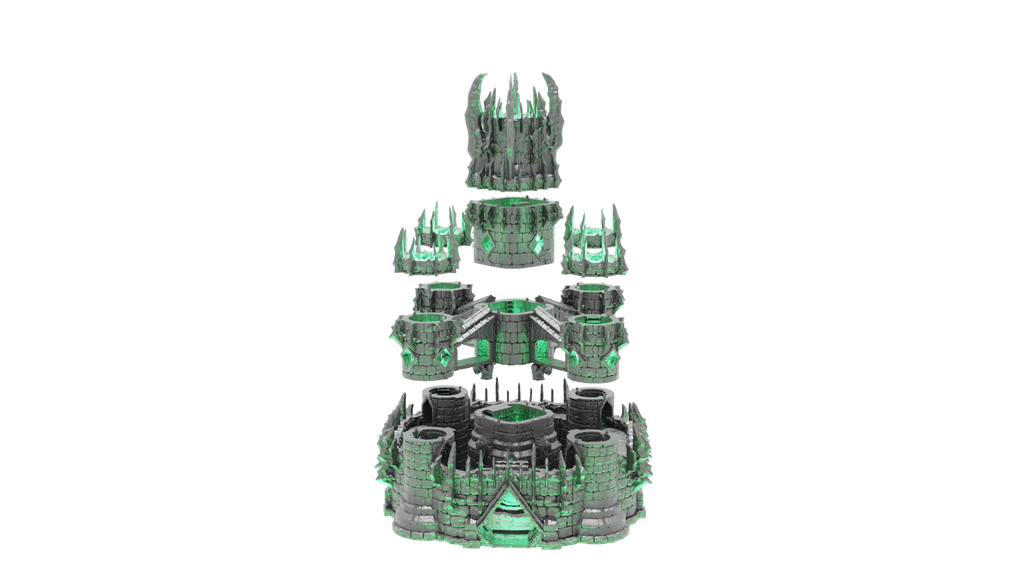 Kingdom of Azragor Dark Citadel (STL File)