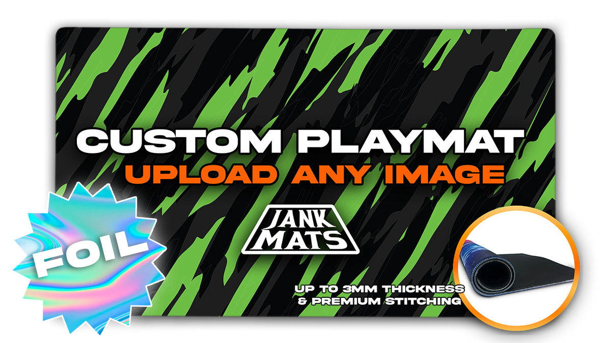 Custom Glimmer Foil Playmat 14" x 24"