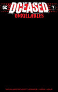 Dceased Unkillables #1 (Of 3) Unknown Comics Black Blank Exclusive Var (02/19/2020)
