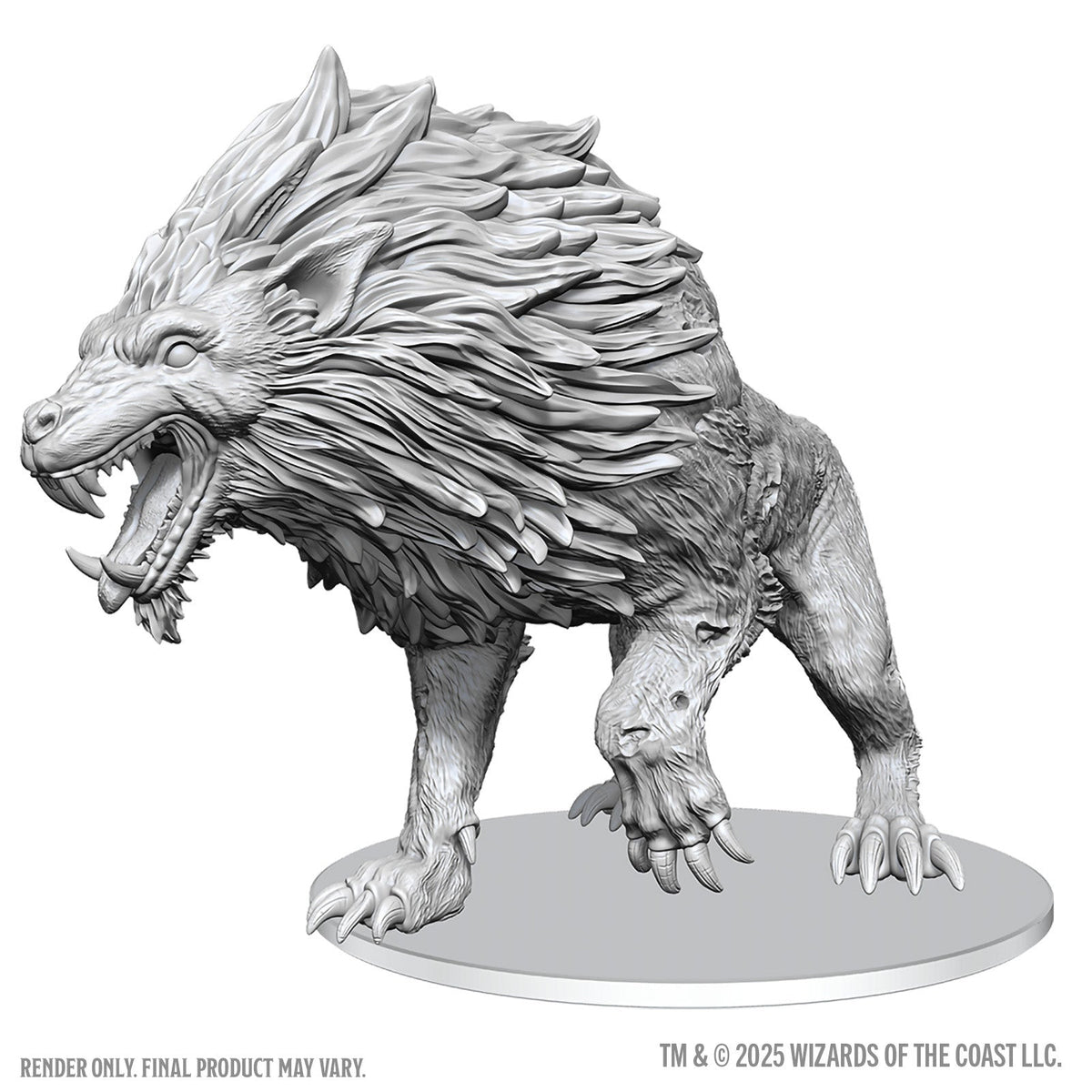 D&D: Nolzur's Marvelous Unpainted Miniatures - Dire Worg