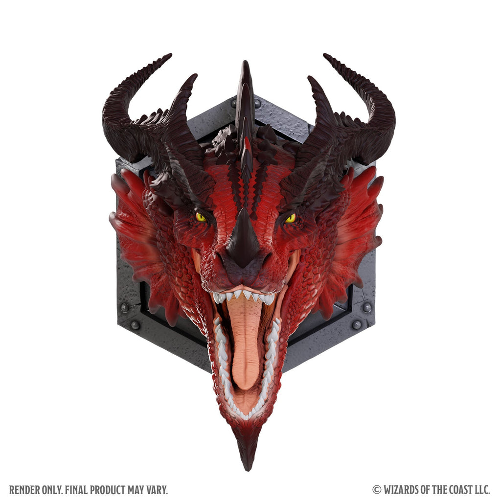 D&D: Replicas of the Realms - Red Dragon 12" Trophy Plaque