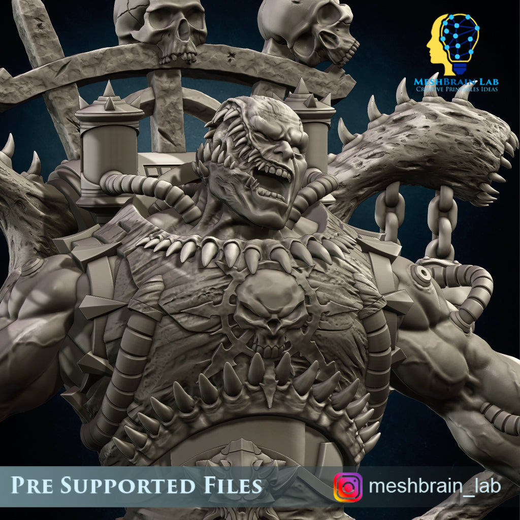 3d Printed Doom Marine Demonhost By Meshbrain Labs Miniatures