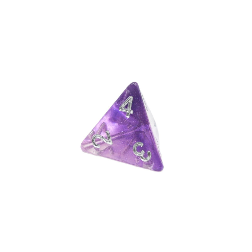 Dancing Lavender - 7 Piece DnD Dice Set | Acrylic RPG Gaming Dice