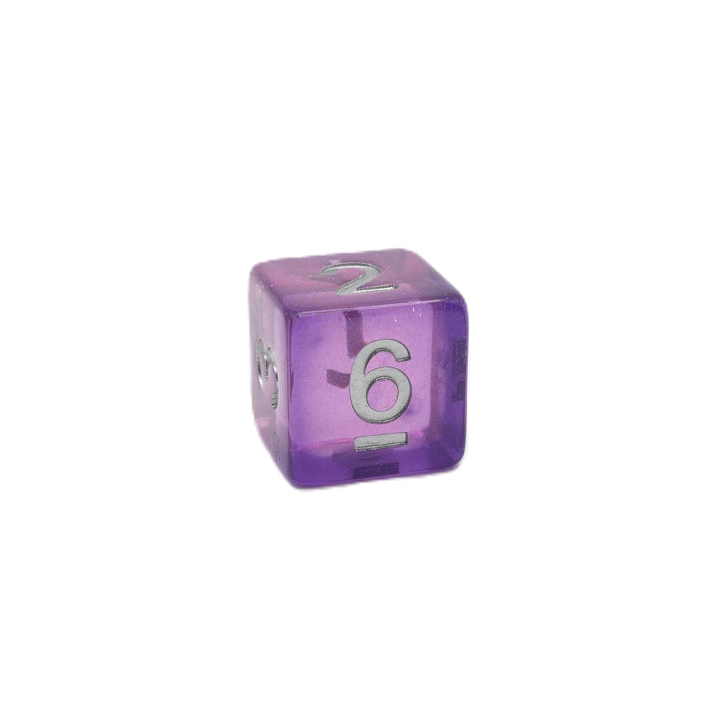 Dancing Lavender - 7 Piece DnD Dice Set | Acrylic RPG Gaming Dice