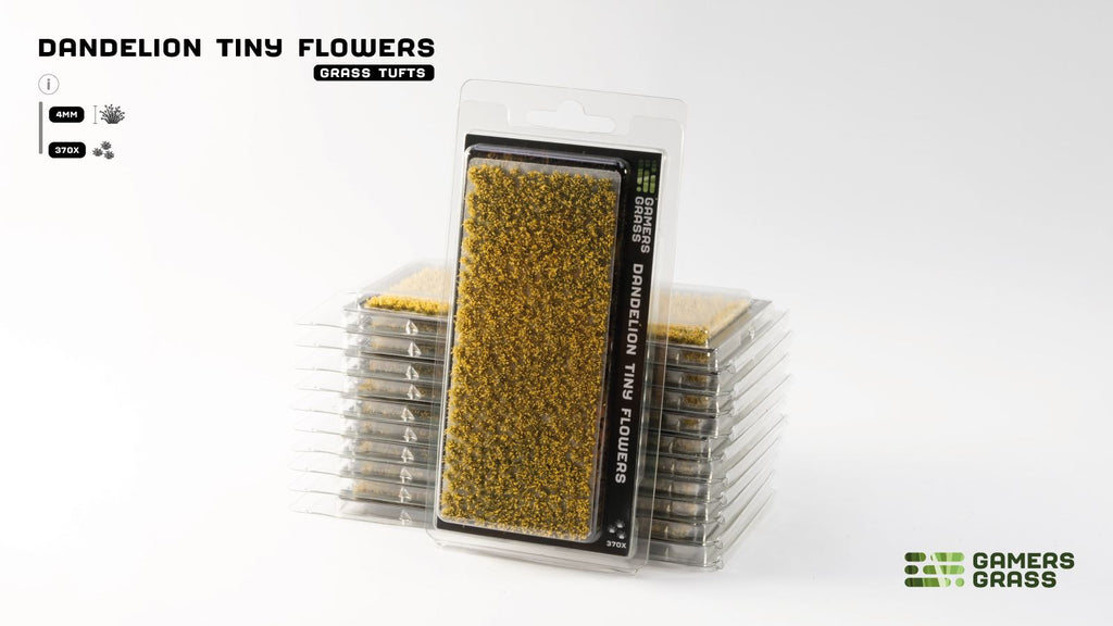 Gamers Grass | Tiny Flower Tuft Set | Dandelion