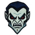 Dracula Head Embroidered Patch: Iron-on
