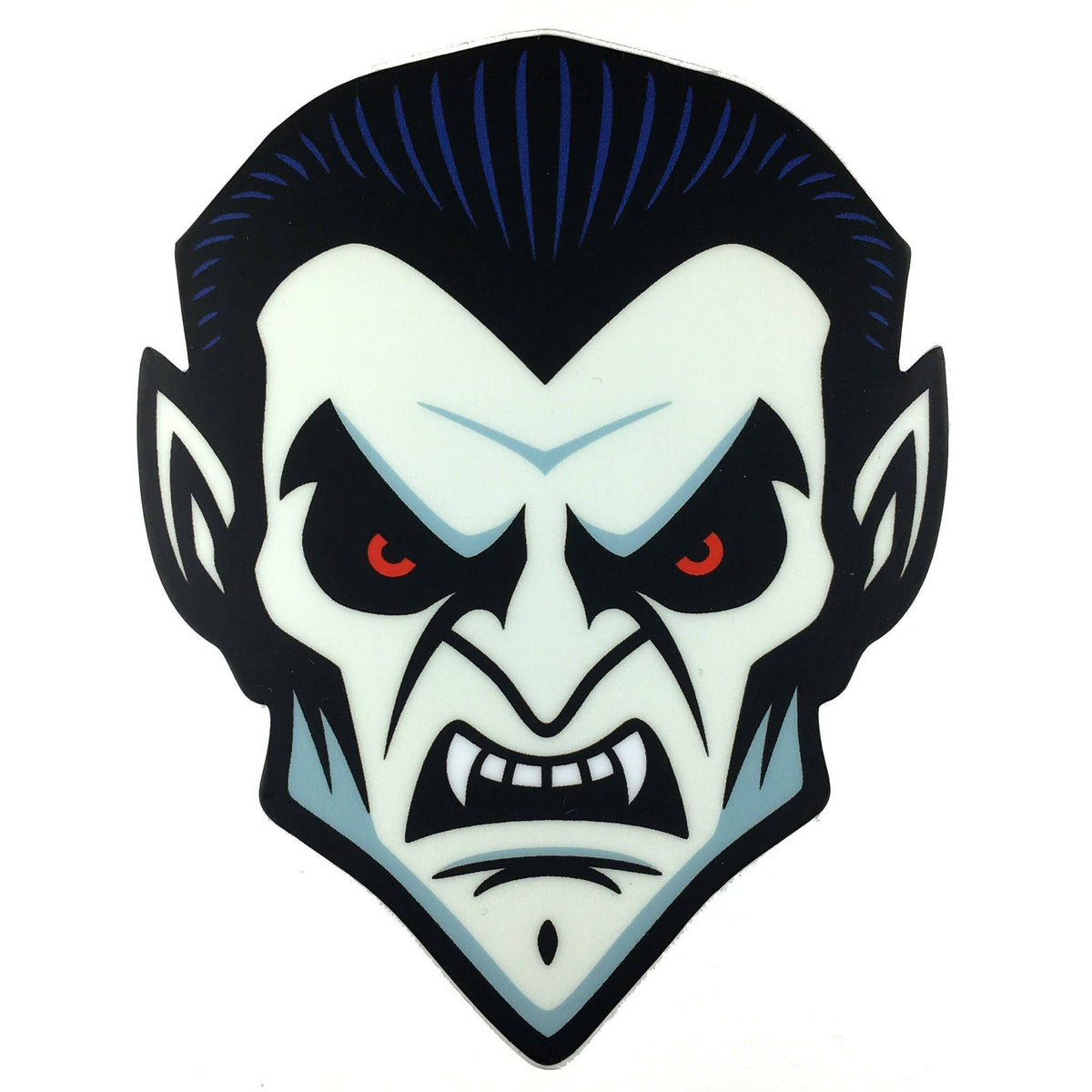 Dracula Head Sticker