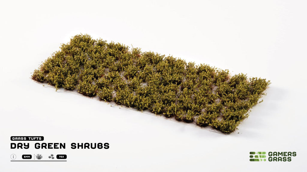 Gamers Grass | Shrub Set | Dry Green