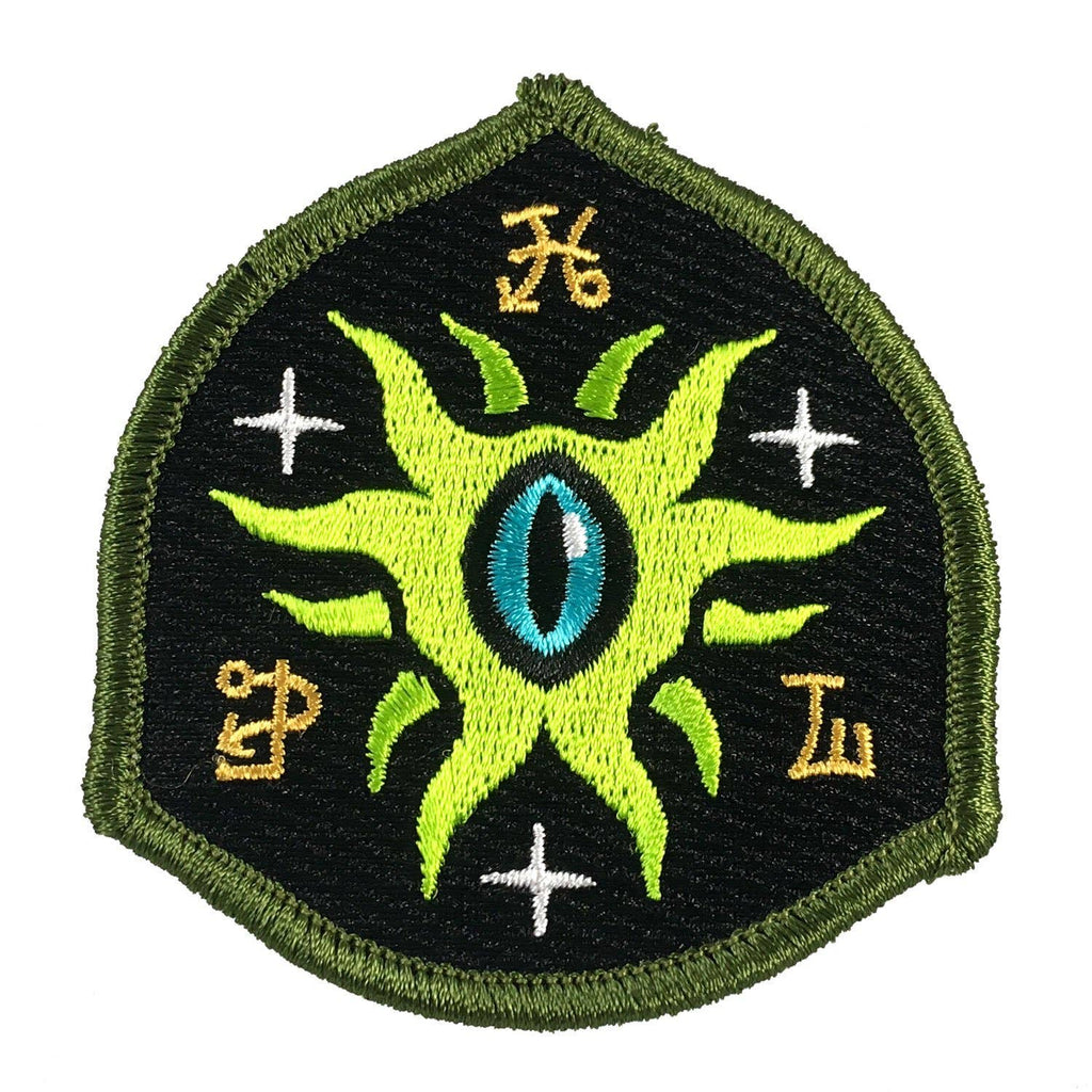 Eye Of Shoggoth Shield Embroidered Patch: Iron-on