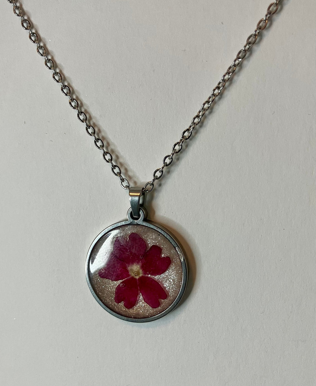 Dried Flower Resin Jewelry: Earrings & Necklaces