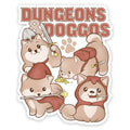Forged Gaming: Sticker - Die Cut Vinyl - Waterproof - 3.5" - Dungeons & Doggos