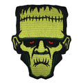 Frankenstein’s Monster Head Embroidered Patch: Iron-on
