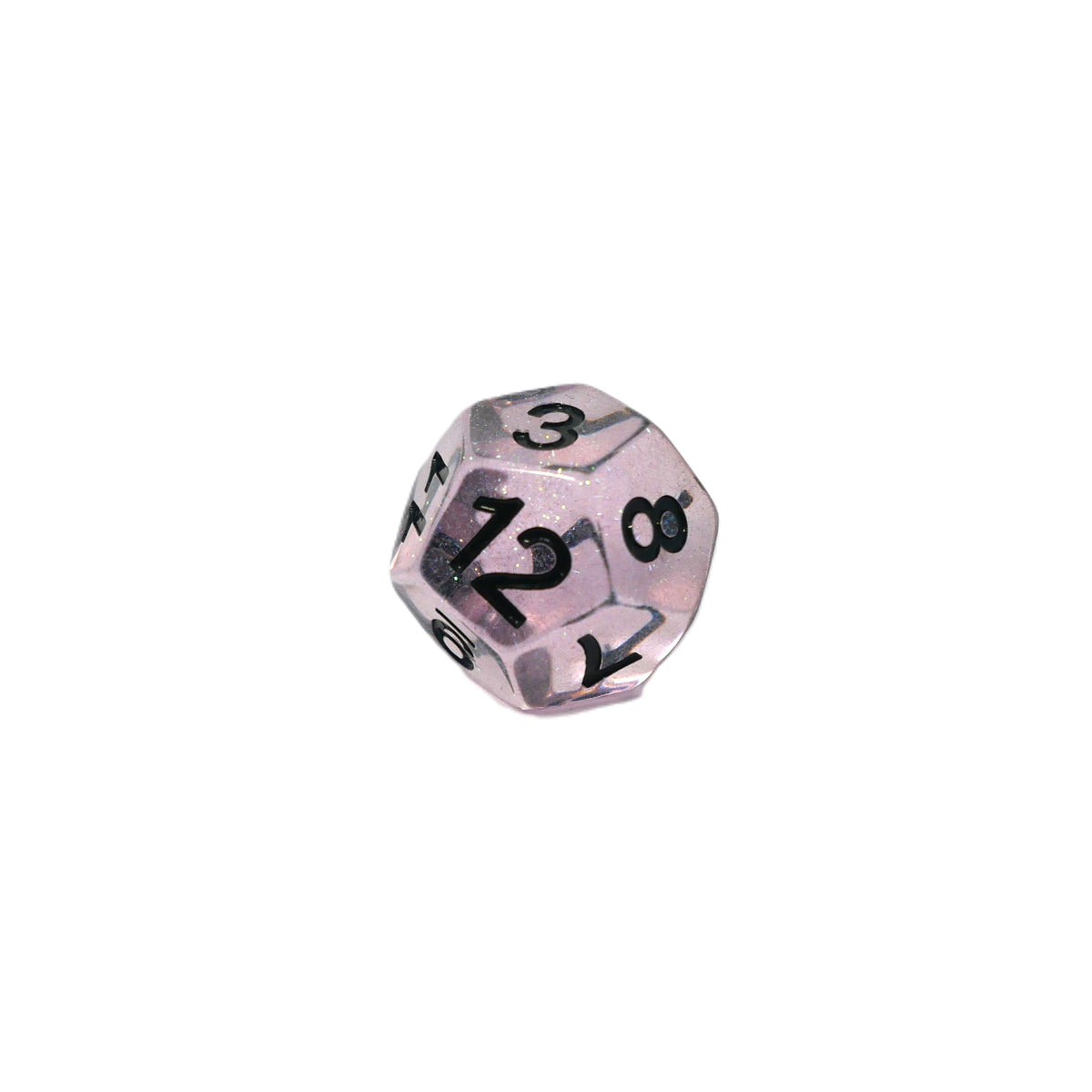 Frozen Blossom - 7 Piece DnD Dice Set | Acrylic RPG Gaming Dice