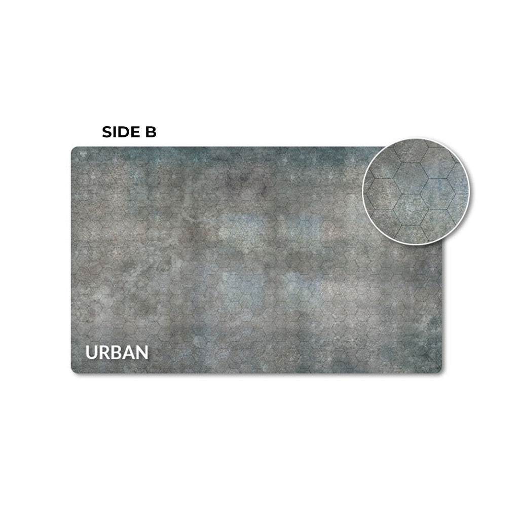 Battlefield in a Box: HexTech - Game Mat 2 - Arid/Urban