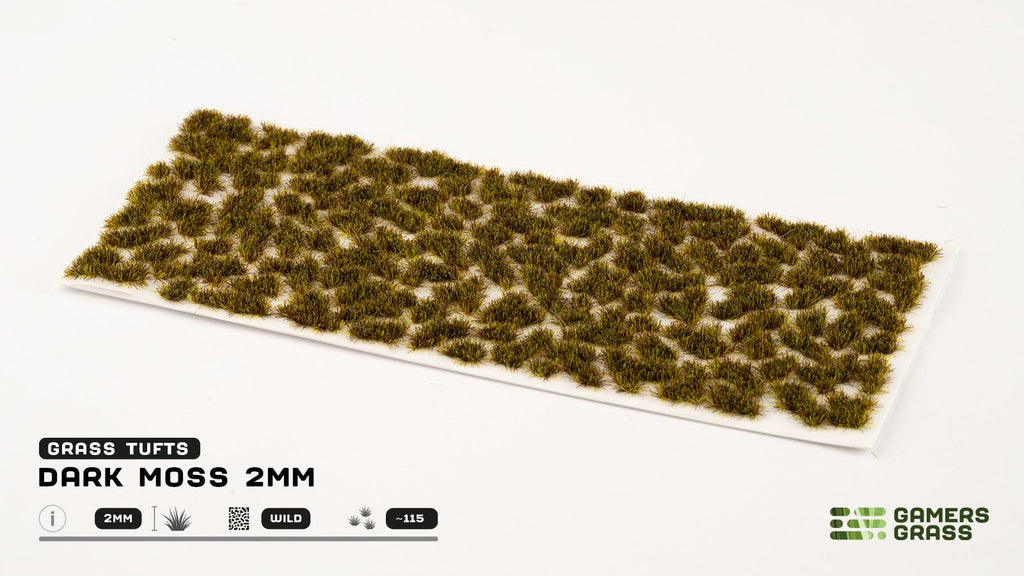 Gamers Grass | Grass Tuft | Dark Moss (2mm)