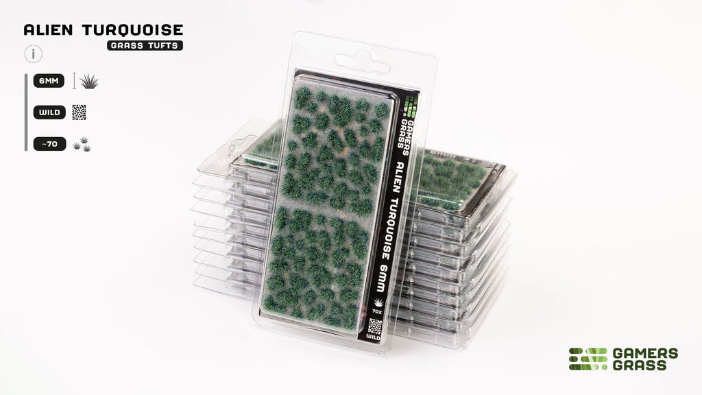 Gamers Grass | Alien Tuft | Alien Turquoise