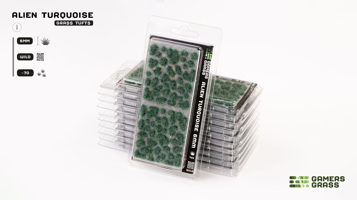 Gamers Grass | Alien Tuft | Alien Turquoise