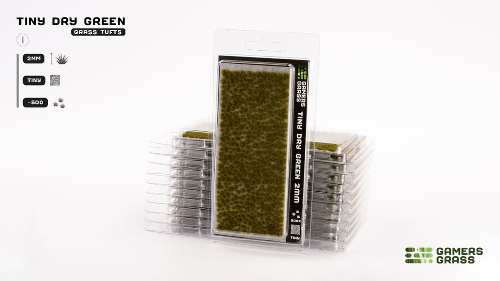Gamers Grass | Tiny Tufts | Dry Green
