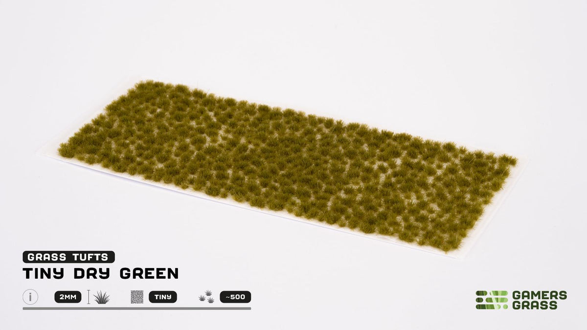 Gamers Grass | Tiny Tufts | Dry Green
