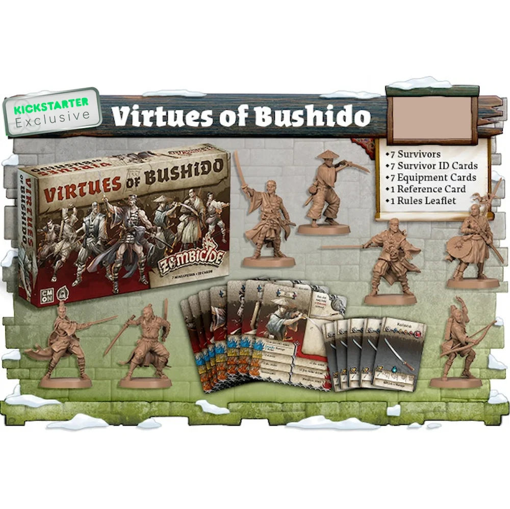 Zombicide: White Death Virtues of Bushido - Kickstarter Exclusive