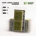 Gamers Grass Tufts: Dark Green Shrubs- Wild