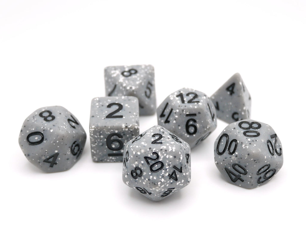Granite Malphite - 7 Piece DnD Dice Set | Acrylic RPG Gaming Dice