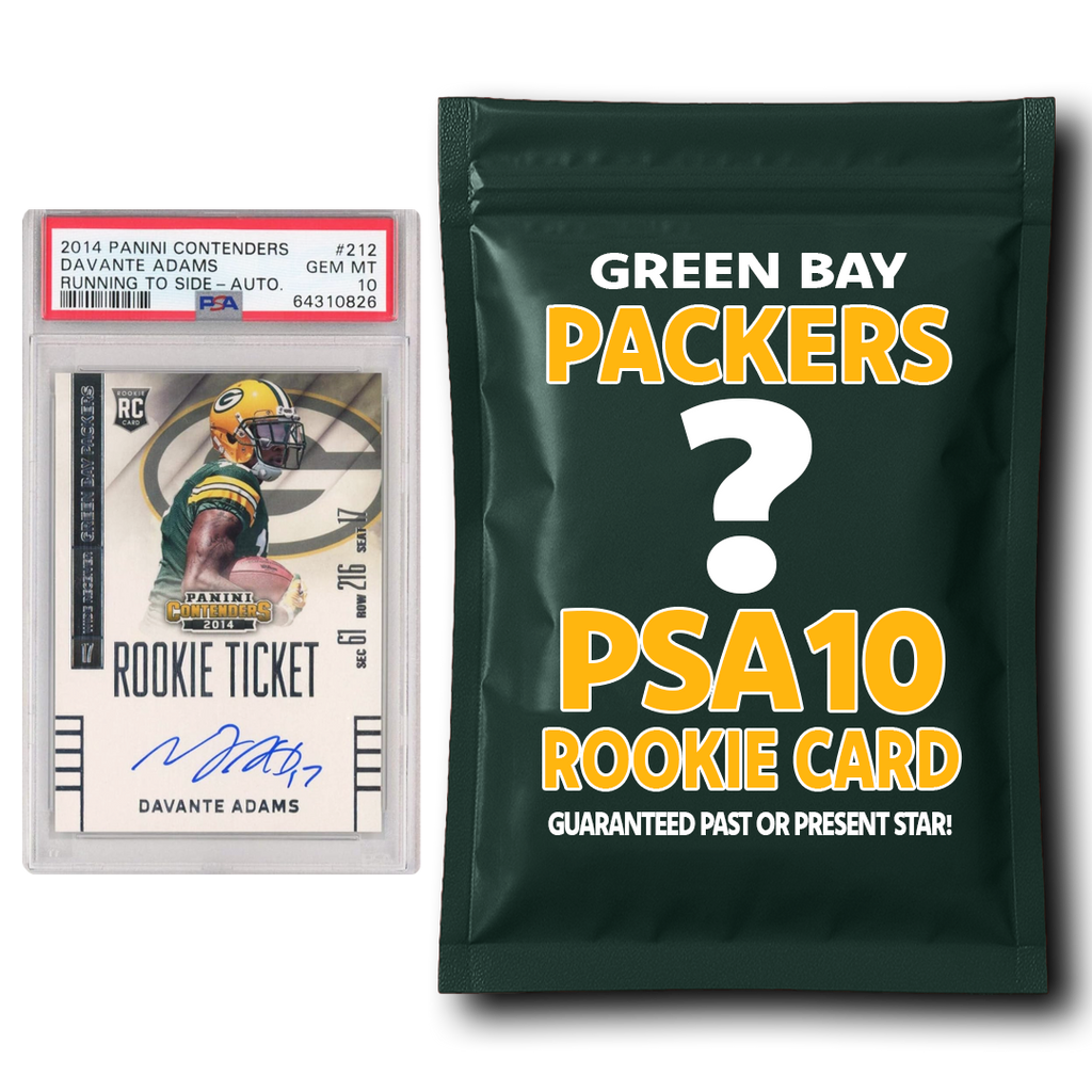 Green Bay Packers PSA 10 Graded Rookie Card Mystery Pack