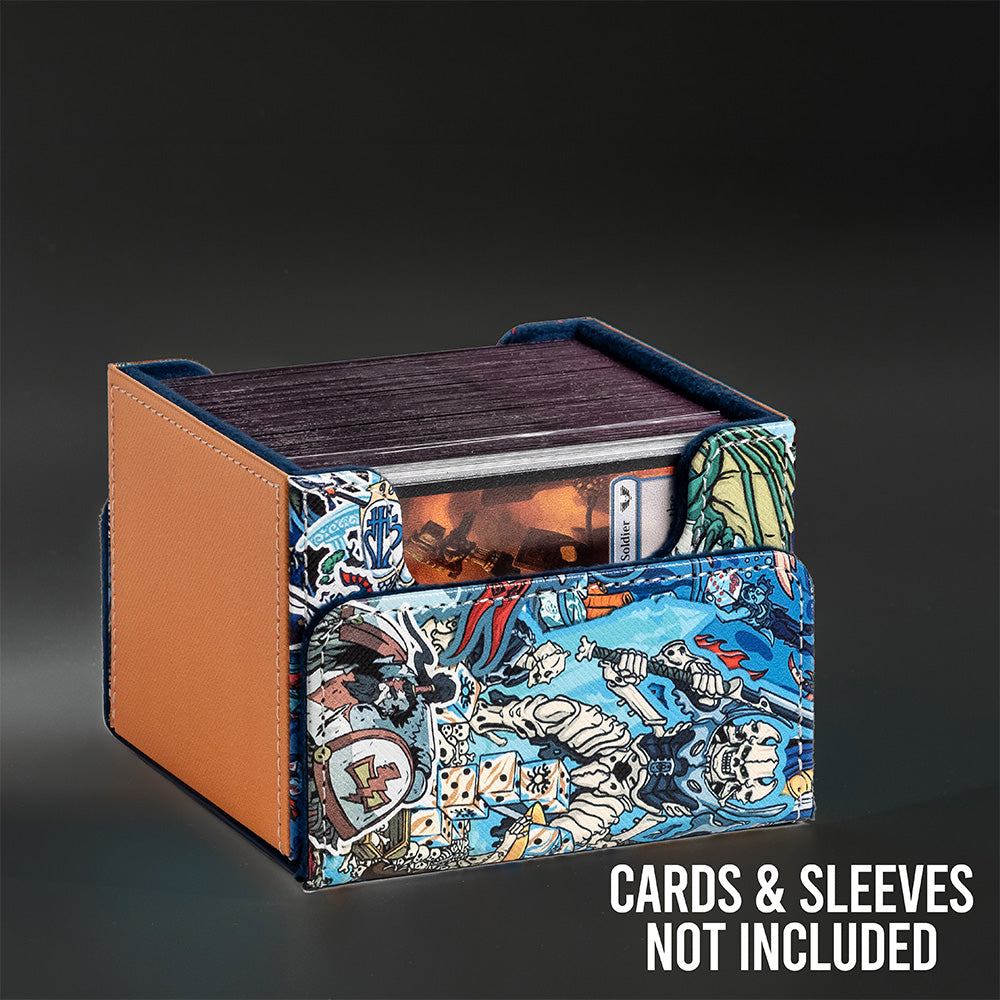 100+ XL Deck Box | Grimdark Collage