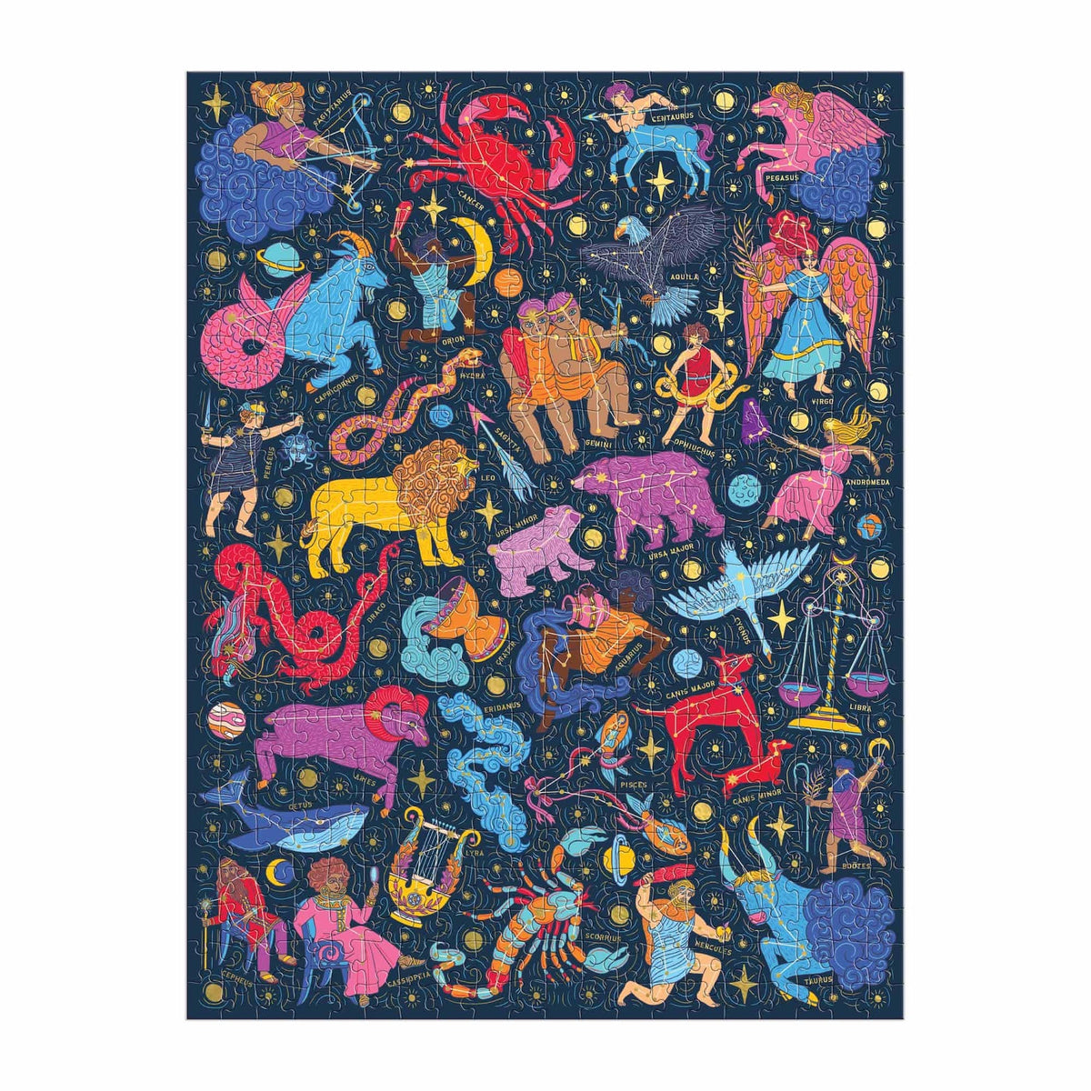 Galison Puzzles: Book Puzzle - 500 Pieces - Constellations 101