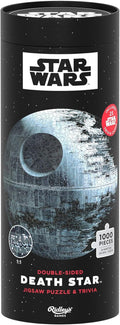 Ridley's Games Puzzles: Jigsaw Puzzle & Trivia - Double-Sided - 1000 Pieces - Star Wars - Death Star