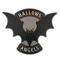 Hallows Angels Vampire Bat Motorcycle Club Halloween Sticker