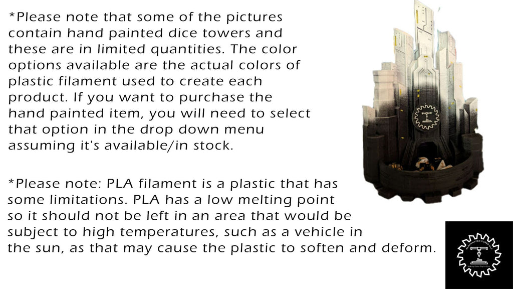 Mimic Terror Tree 3D Printed Dice Tower - Mythic Roll Collection by Unchained Games - Monsters and Nature Intertwined!