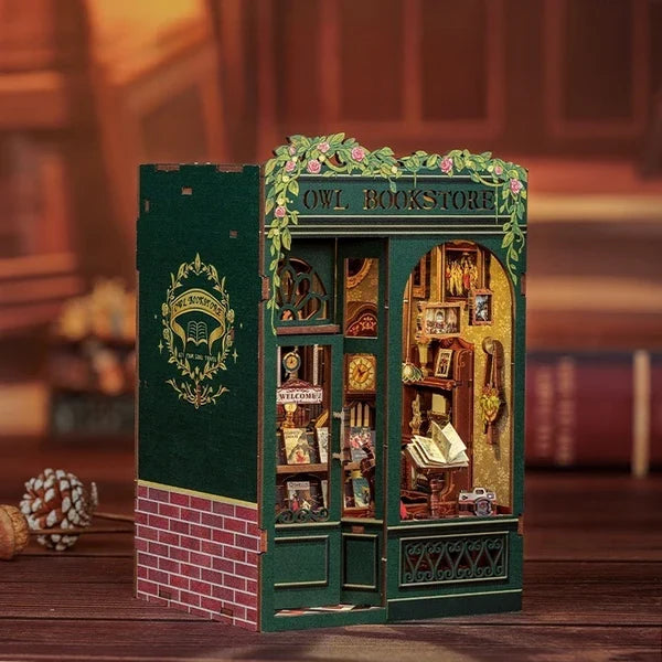 Hands Craft: DIY Book Nook - Owl Bookstore