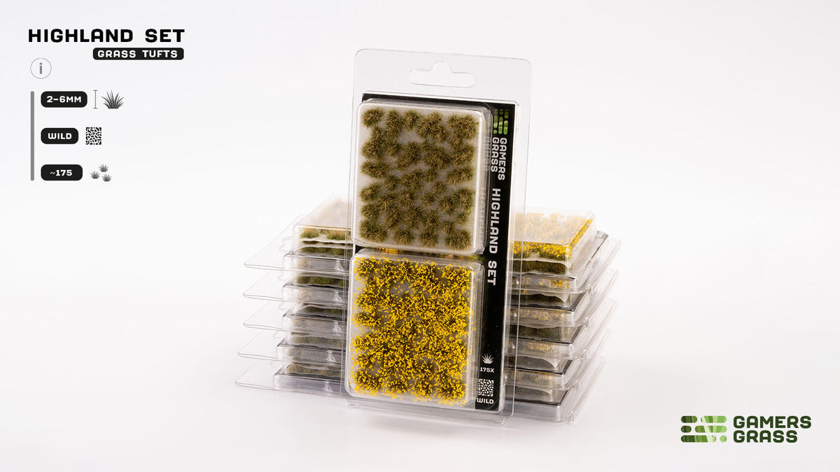 Gamers Grass | Grass Tuft Set | Highland