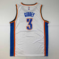 Autographed/Signed Josh Giddey Oklahoma City Thunder White Authentic Basketball Jersey PSA/DNA COA